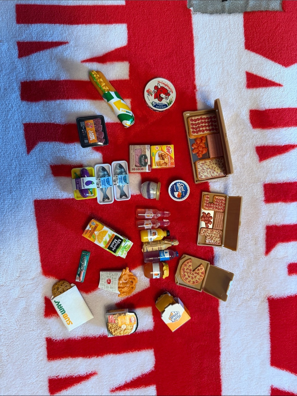 Mini Brands food assortment
